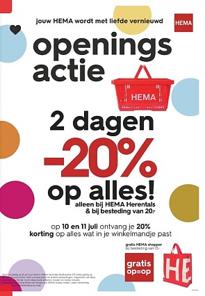 Openingsactie bij HEMA Herentals