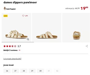 Hush puppies slippers 19,99€
