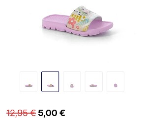 Frozen en Spiderman slippers aan 5€