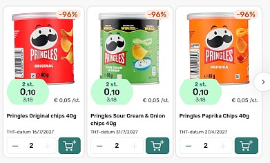 Pringles -96%
