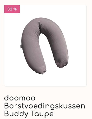 Doomoo Buddy voedingskussen -33%