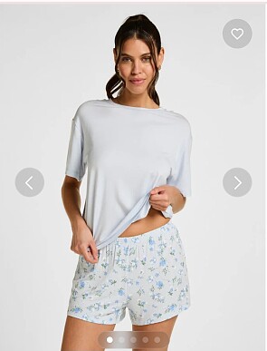 Pyjama Set Daisy Blauw
