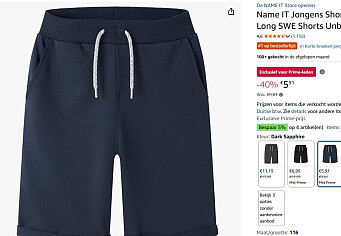 Name IT jongensshort vanaf 5,91 euro