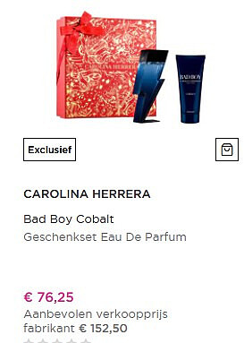 bad boy cobalt Geschenkset Eau de Parfum