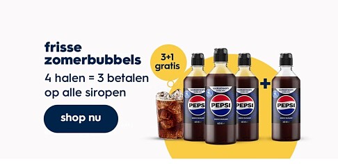 -€40 op machines en siropen actie