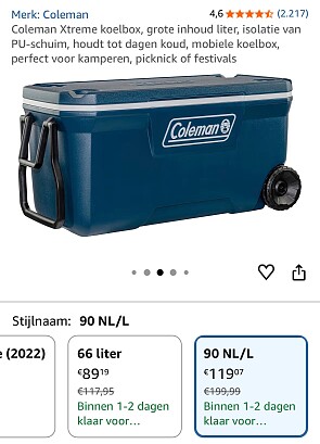 Coleman Xtreme koelbox