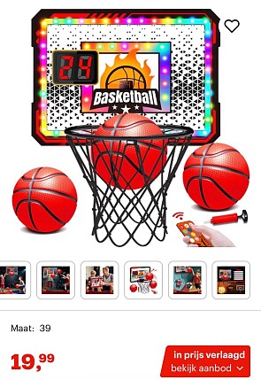Basketbal Speelset voor Binnen