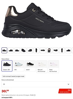 Skechers meisjes sneakers tot -54%