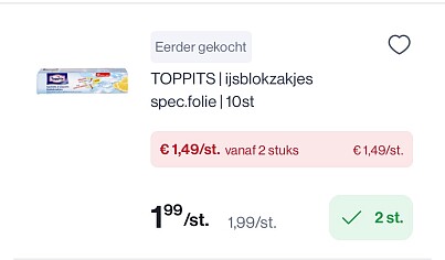 Verschillende Toppits producten in promo
