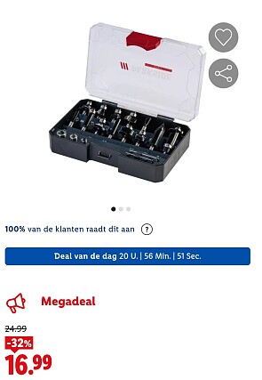 -32% Freesbitset, 15-delig