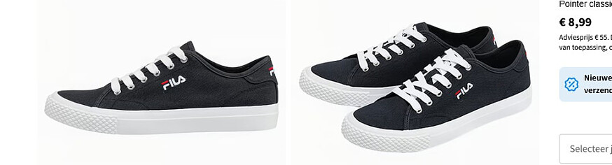 Fila damessneaker aan 8,99 euro