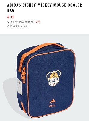 Adidas koeltas Disney Mickey Mouse