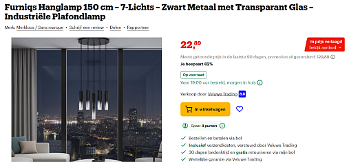Industriële Plafondlamp