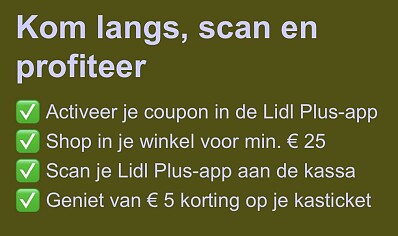 Korting app Lidl