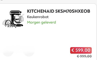 Kitchenaid keukenrobot