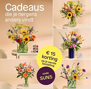 €15 korting bij Bloomon 💐