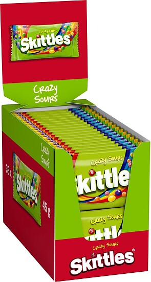 Skittles zure fruitsnoepjes