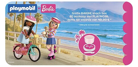 Barbie snack box gratis