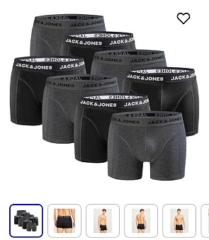 Jack&Jones boxershorts 8-pack