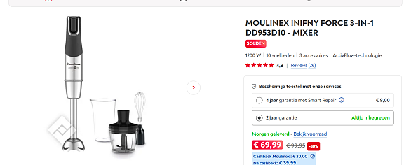 🍲 Moulinex Inifny Force 3-in-1 Mixer 🍲