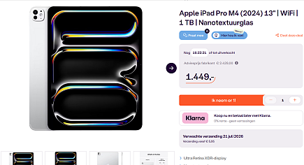 📱 Apple iPad Pro M4 (2024) 13" WiFi 1TB
