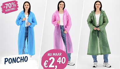 Poncho’s nu met maar liefst -70% korting! 💥