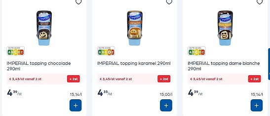 Imperial topping goedkoper + coupon