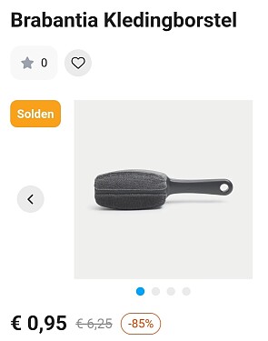 Brabantia kledingborstel -85%