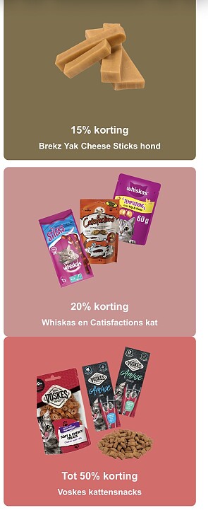Honden en katten snacks