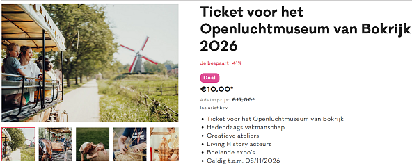 Dagje bokrijk €10 + gratis speurtocht met verrassing 🐐🎁