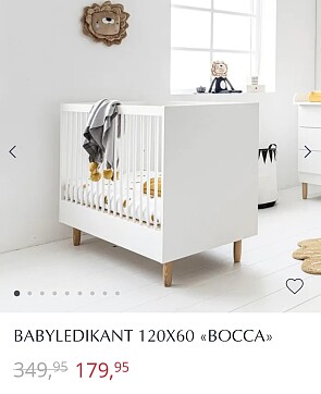 Babyledikant 120x60 BOCCA -49%