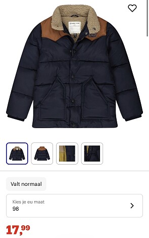 Tumble 'N Dry Jongens Jas
