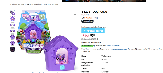 🐶🏠 Bitzee Doghouse - Interactief Digitaal Huisdier