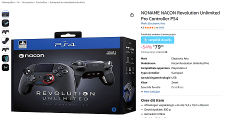 🎮⚡ Nacon Revolution Unlimited Pro Controller - PS4
