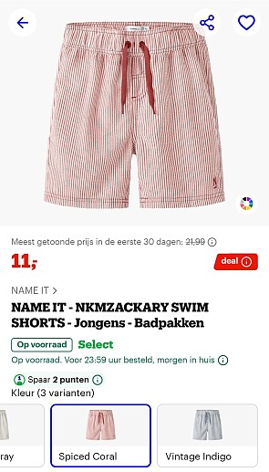 Name It jongens zwemshort -50%