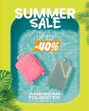 Tot -40% 🧳 American Tourister
