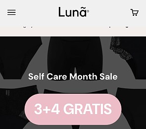Menstruatie ondergoed Luna