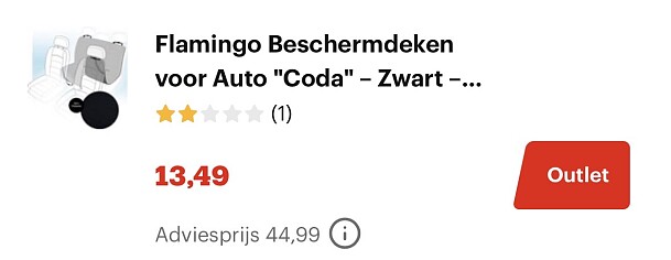 Beschermdeken voor Auto achterbank