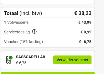 15% korting op busrit met flexibus