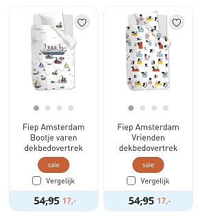 Kinder dekbedovertrekken tot -70%