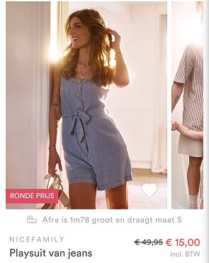 Playsuit maat xxl 15€!