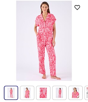 -69% Damart pyjama van zuivere viscose roze 42-44 (M)
