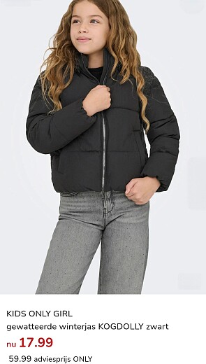 KIDS ONLY GIRL gewatteerde winterjas -70%