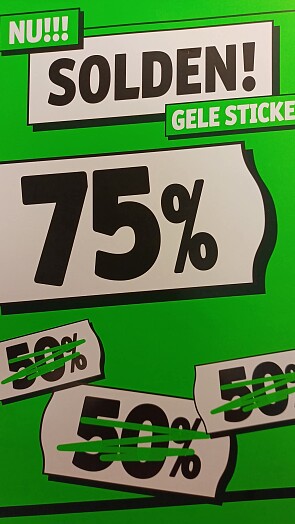 Kruidvat solden -75% vanaf maandag 27 juli