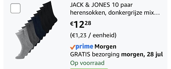10 paar Jack & Jones