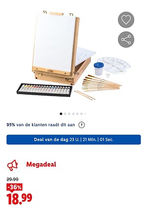 -36% schilderset met ezel, 52-delig