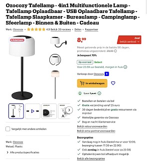 Image of tafellamp