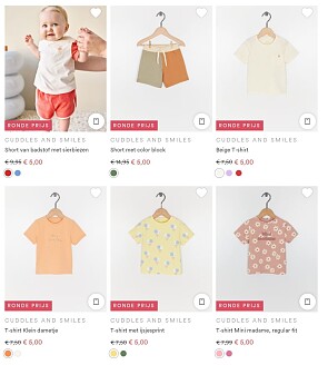 Cuddles and Smiles aan €5/stuk