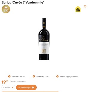 Ebrius 'Cuvée 7 Vendemmie' -50%