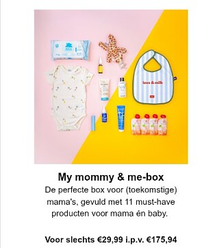 My mommy & me-box aan -82% 👶🏻